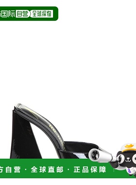 香港直邮The Attico 女士 方头高跟凉鞋 228WS000L002牛皮高跟鞋