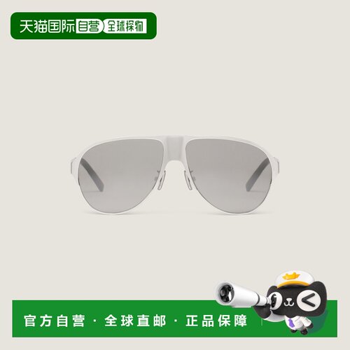 自营欧洲直邮Givenchy纪梵希 Bold女士棕色/银色金属飞行员太阳镜