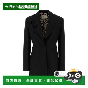 香港直邮Blumarine 外套 蓝色情人 黑色羊毛西装 2B10 女士 1h可退