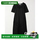 英格兰刺绣薄纱中长连衣裙 香港直邮1h可退 女士 Lula SEA 海洋