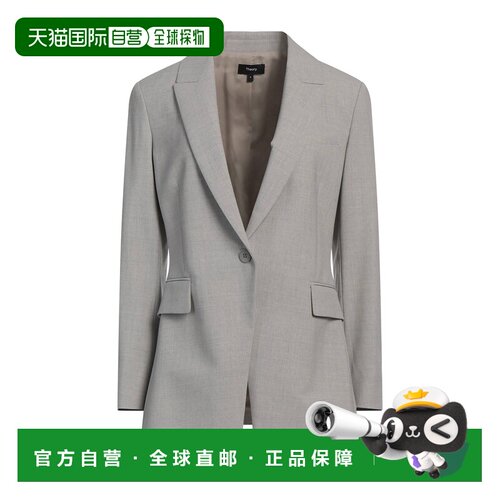 香港直邮THEORY 希尔瑞 女士 西装外套 grey灰色 舒适时尚