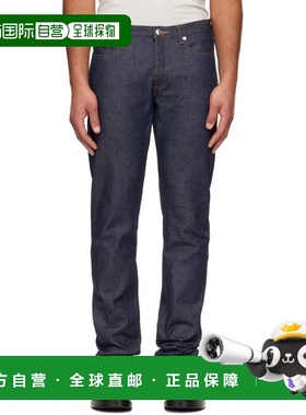 1h可退 香港直邮A.P.C. 男士 海军蓝 Petit Standard 牛仔裤 CODB