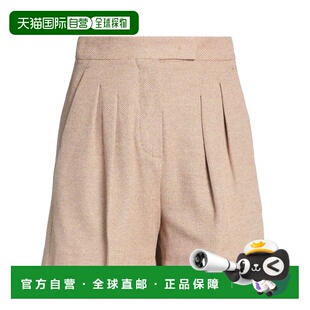 麦斯玛拉 舒适时尚 女士 brown棕色 短裤 香港直邮MaxMara