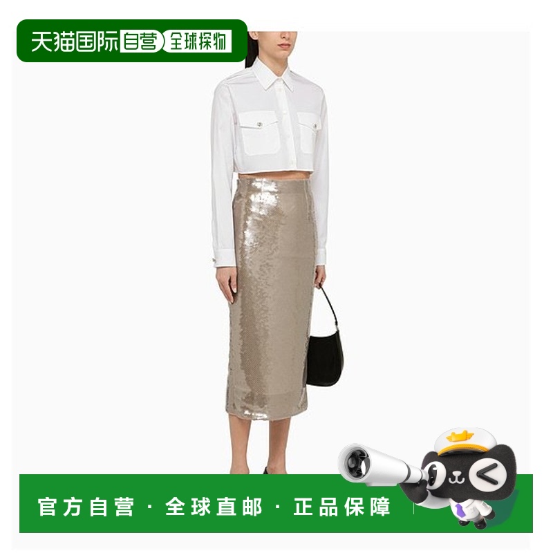 【99新未使用】香港直邮Prada 翻领贴袋衬衫 P478GC126LSOOO