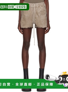 香港直邮Rick Owens Gabe抽绳牛仔短裤 RO01D2387HSCF