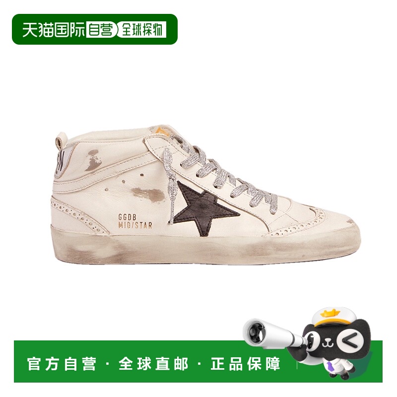 自营欧洲直邮GOLDENGOOSE/GGDB女士白色皮革休闲百搭平底低帮小脏