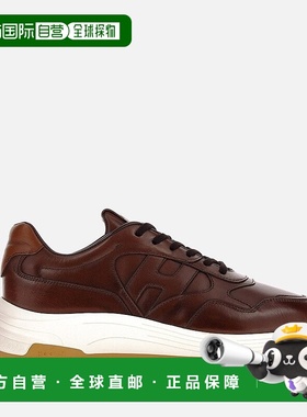 自营欧洲直邮Hogan Hyperlight棕色运动鞋男款跑鞋