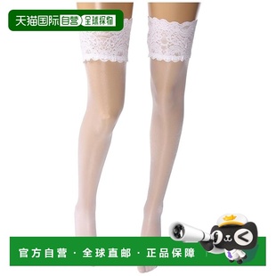 1h可退 香港直邮Wolford 女士 20 Stay-Up Thigh Highs 缎面质感