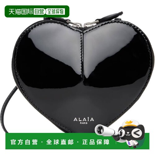 香港直邮alaia 女士 黑色小号 Le Coeur 单肩包 AA1P043CA189999N