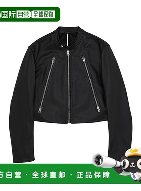 香港直邮Mm6 Maison Margiela 扭纹皮夹克 S52AM0317M07005