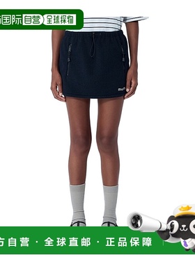 香港直邮Miu Miu 徽标图案迷你裙 MG251818E3