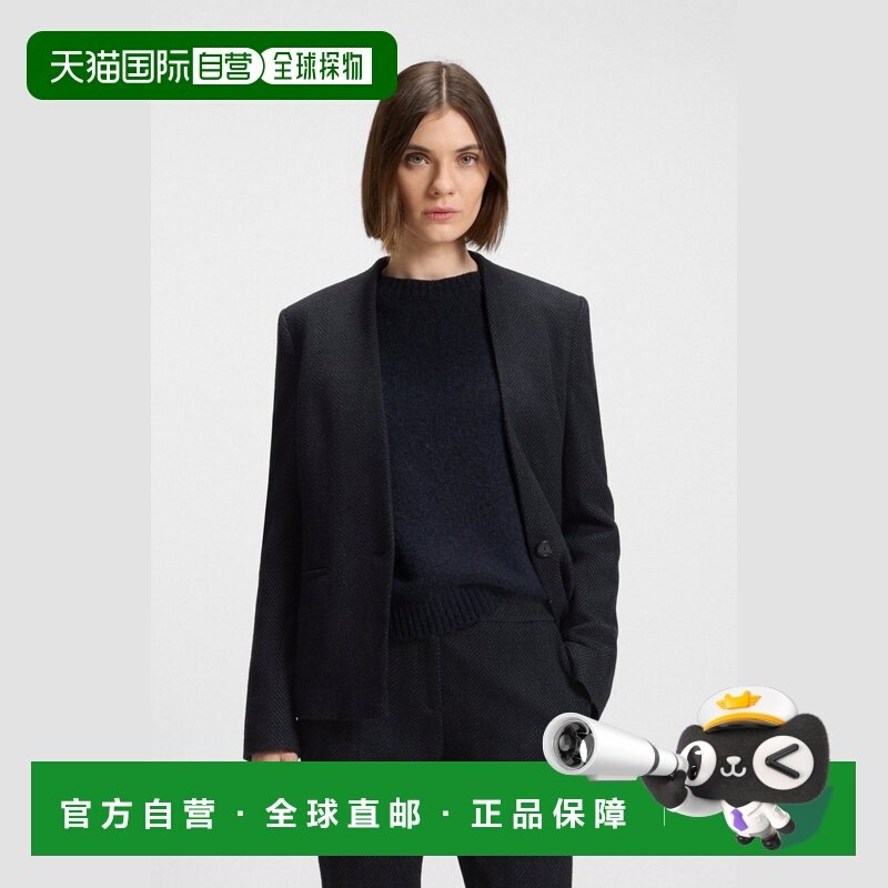 自营欧洲直邮Hugo Boss 女士多色羊毛纽扣开合外套,女装/女士精品,短外套,淘宝优惠券,粉丝福利购,淘宝优惠卷