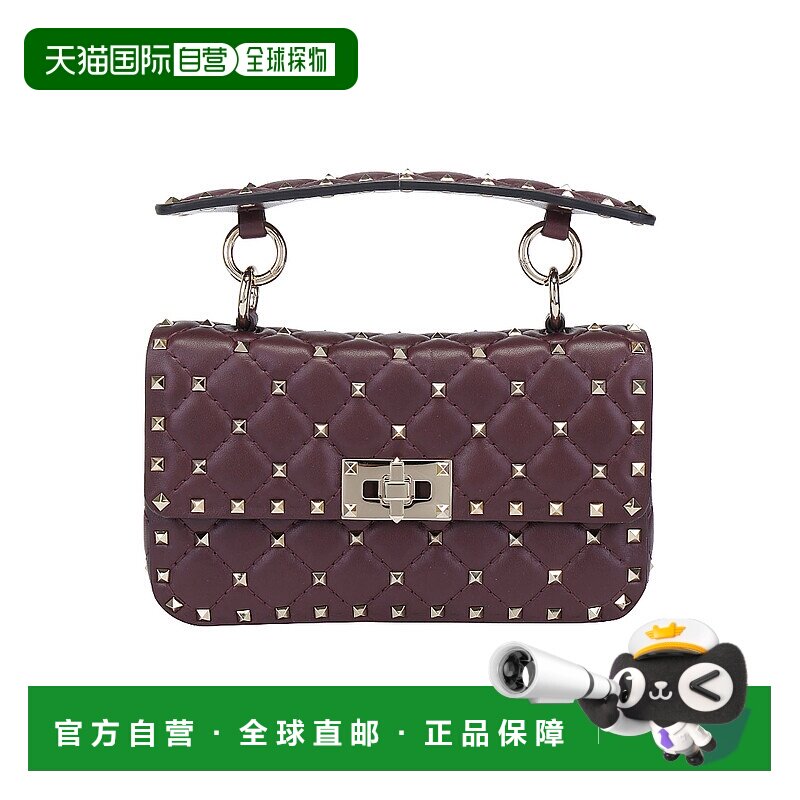 【99新未使用】香港直邮Valentino 小号spike单肩包 SW2B0123NAP