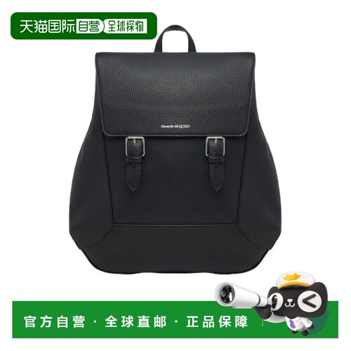 香港直邮ALEXANDER MCQUEEN 24SS 翻盖双肩包 Men 【付后1h可退】
