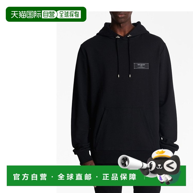 香港直邮Balmain 抽绳连帽卫衣 DH1JT047JB53