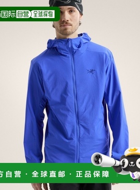 自营1h可退 欧洲直邮ARC TERYX/始祖鸟 ATOM SL男士蓝色尼龙夹克