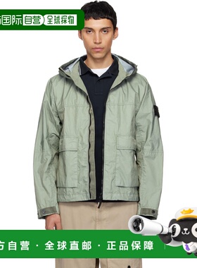 香港直邮Stone Island 石头岛 男士 绿色 410004 Membrana 3L TC