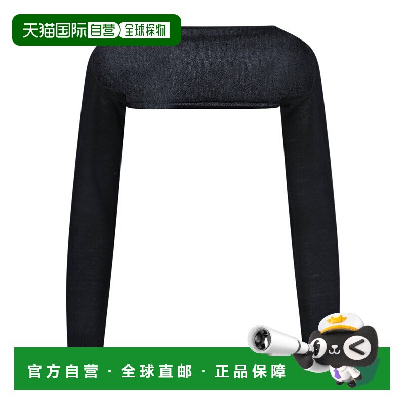 1h可退 香港直邮Alaia 女士 长袖上衣 AA9S0331K026A black黑色