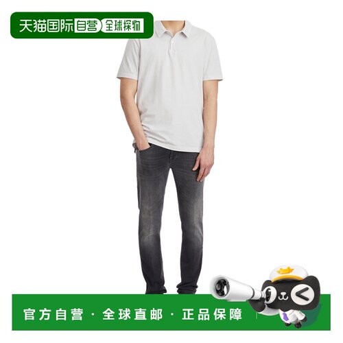 香港直邮James Perse 男士T恤 MSX3337LMTP SS2025 白色 短袖Polo