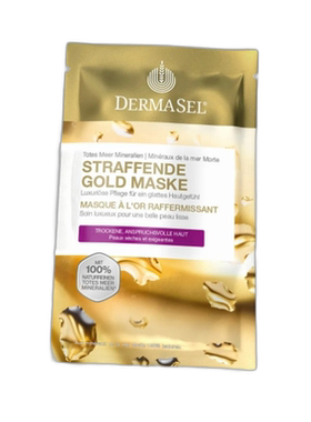德国药房DERMASEL死海海盐黄金紧致抗皱通用面膜12ml正品