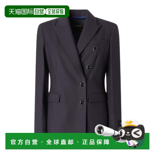 香港直邮PINKO 女士西服 107513A3IFG03 AW2026 灰色 长袖西装夹