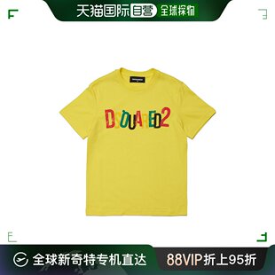 二次方 短袖 女童 香港直邮Dsquared2 T恤童装 DQ2373D004G