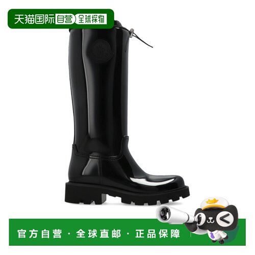 香港直邮Moncler 圆头长筒靴雨靴 L109B4G00010M9【付后1h可退】