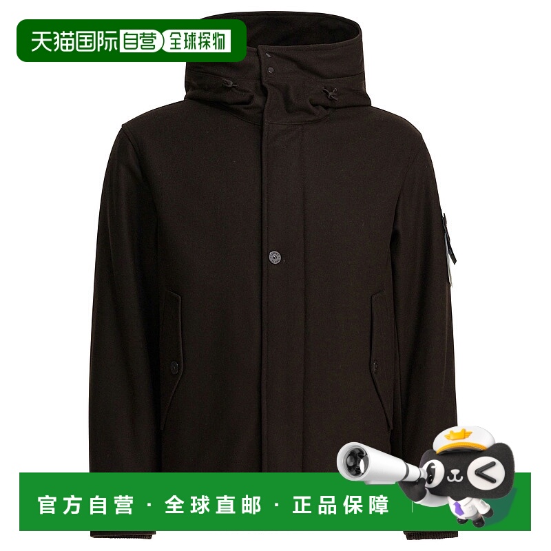 1h可退 香港直邮Stone Island 石头岛 男士 连帽大衣 4100103S0F2