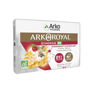 欧洲直邮Arkopharma蜂王浆口服液20x10ml 减少疲劳感蜂胶