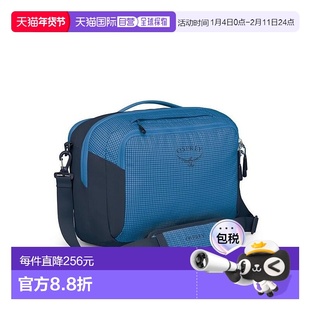 欧洲直邮Osprey Transporter Carry-On Boarding男女蓝色尼龙行李