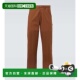 香港直邮Moncler 裤 盟可睐 棉混纺华达呢直筒长裤 子 男士 1h可退