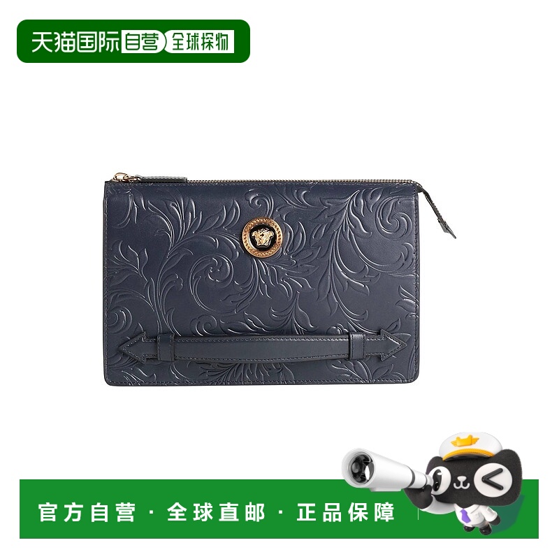 香港直邮versace 范思哲 女士 手袋 blue蓝色 舒适时尚手提包