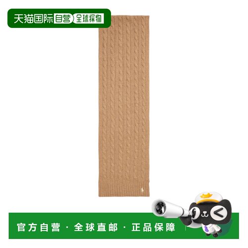 1h可退 香港直邮polo ralph lauren 25FW 绞花针织围巾 Women