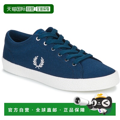 欧洲直邮FRED PERRY  男鞋 春夏 低帮板鞋 BASELINE HEAVY TWILL