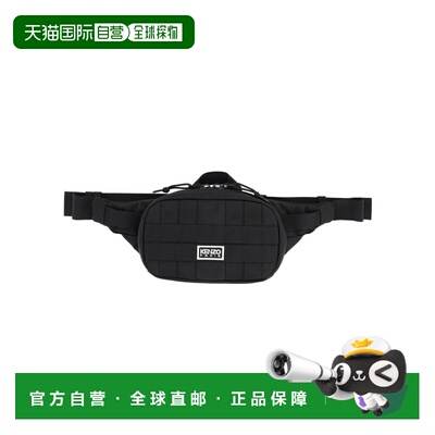 香港直邮KENZO 男士腰包 FG55SA207F2099 CO 黑色【付后1h可退】