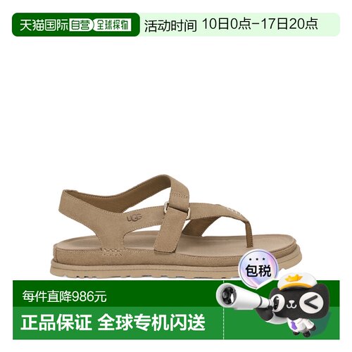 1h可退 香港直邮UGG 露趾平底凉鞋 1175134