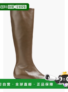 香港直邮toteme 女士 皮质及膝靴子 234WLGSE064LE0002012ASH