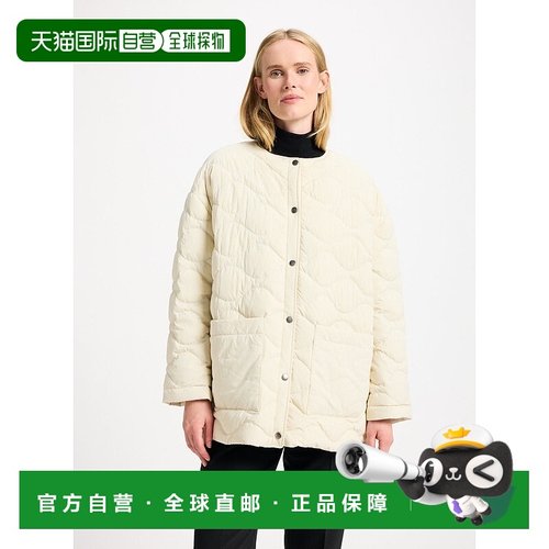 自营欧洲直邮Pyrenex Sienna 米色女士轻薄羽绒服