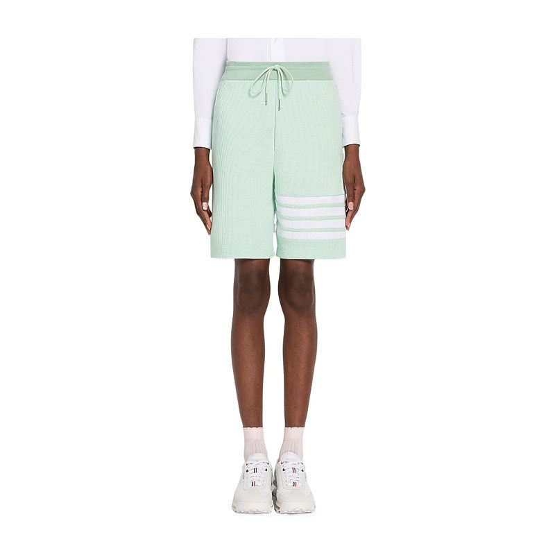 香港直邮thom browne 华夫格运动短裤 fjq092a06452