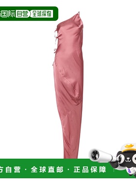 香港直邮Rick Owens PORTERVILLE TACO斜襟礼服裙 RP02D3578SCH