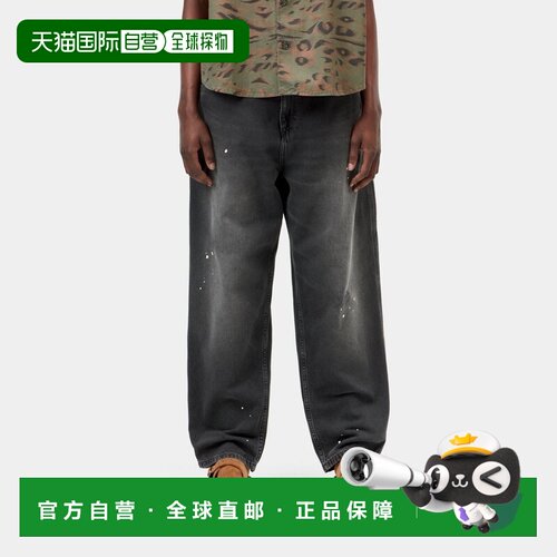 自营欧洲直邮Carhartt WIP OG Single Knee女士黑色棉质水洗做旧
