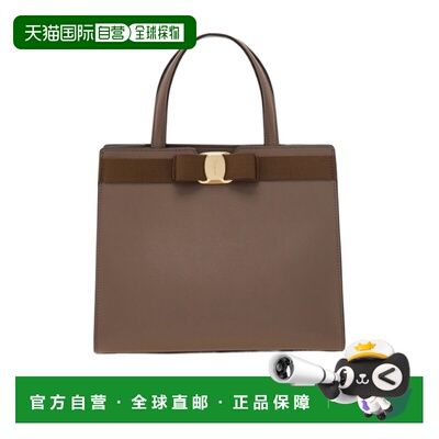 Salvatore Ferragamo ARA 蝴蝶结顶部单肩包女包 【付后1h可退】
