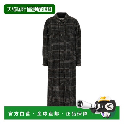 1h可退 香港直邮ISABEL MARANT 女士 刺绣羊毛大衣 25AMA0437FAC3