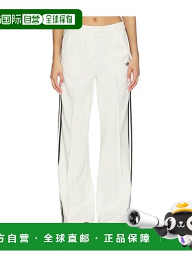 1h可退 香港直邮Adidas 女士 运动精细剪裁长裤 KC9089 beige米色