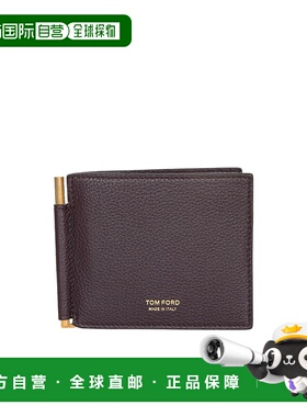 香港直邮Tom Ford Logo 印花双折钱包 Y0231LCL158G牛皮