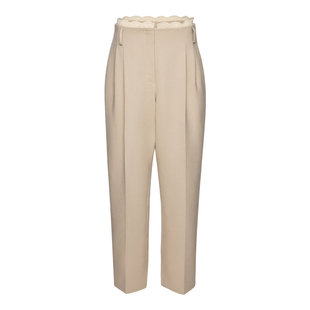 美国直邮magda 女士 蕾丝弹力亚麻七分裤 butrym