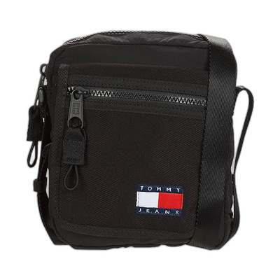 欧洲直邮Tommy Jeans 男士 TJM MISSION REPORTER 斜挎包 黑色