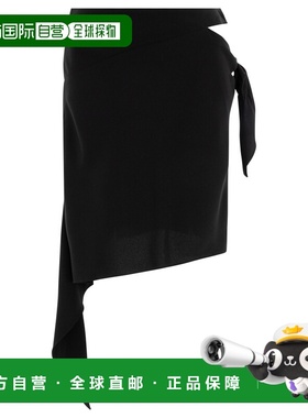 1h可退 香港直邮Courreges 女士 打结半身裙 125CJU224PL01479999