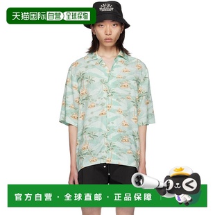 男士 衬衫 绿色 Palm AMSTBW1014 Repeat 香港直邮AMIRI