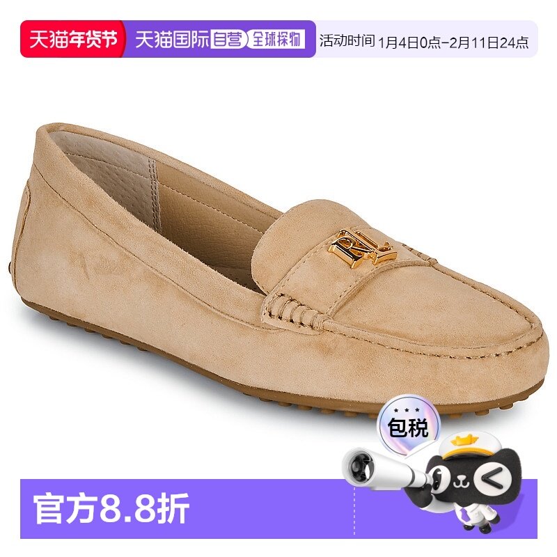欧洲直邮Lauren Ralph LaurenBARNSBURY豆豆鞋乐福鞋一脚蹬女鞋,女鞋,乐福鞋（豆豆鞋）,淘宝优惠券,粉丝福利购,淘宝优惠卷